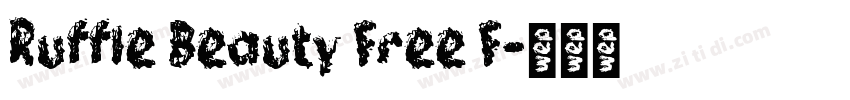 Ruffle Beauty Free F字体转换